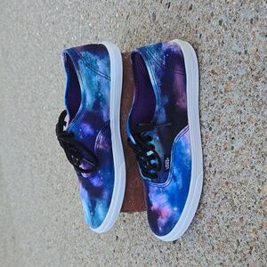 Vans Lo Pro Cosmic Galaxy Sneakers Size 7